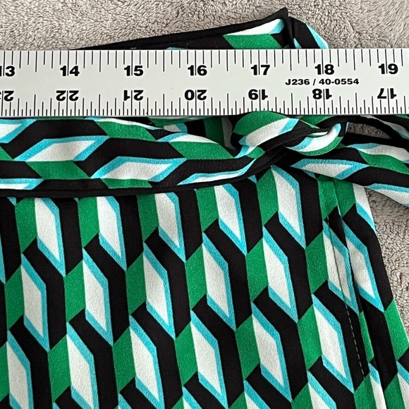 DVF Diane Von Furstenberg for Target Arrow Geo Wrap Skort Green Size L Summer - Picture 12 of 14